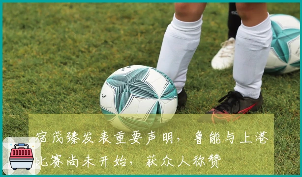 宿茂臻发表重要声明，鲁能与上港比赛尚未开始，获众人称赞