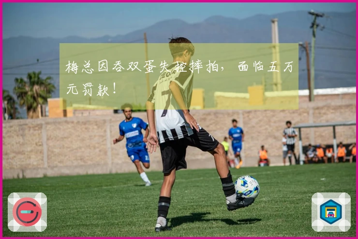 梅总因吞双蛋失控摔拍，面临五万元罚款！